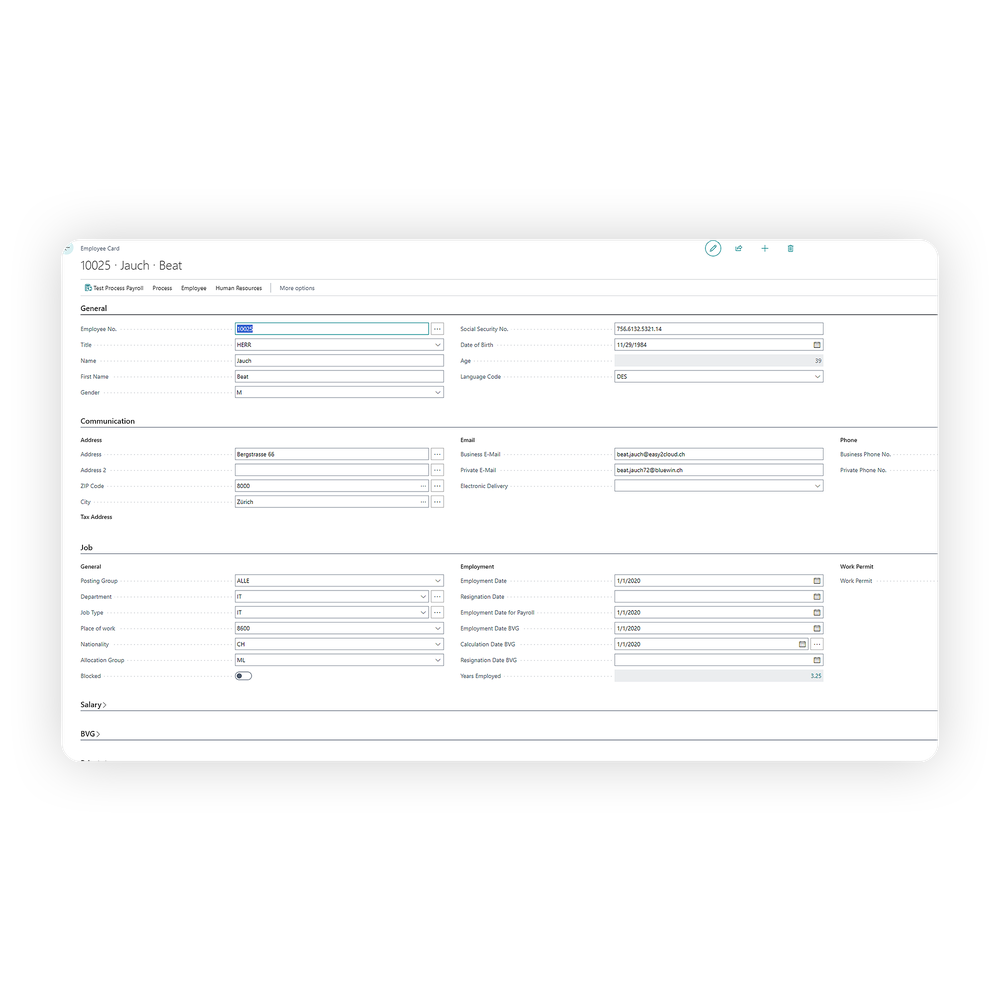 SwissSalary 365 - The payroll software