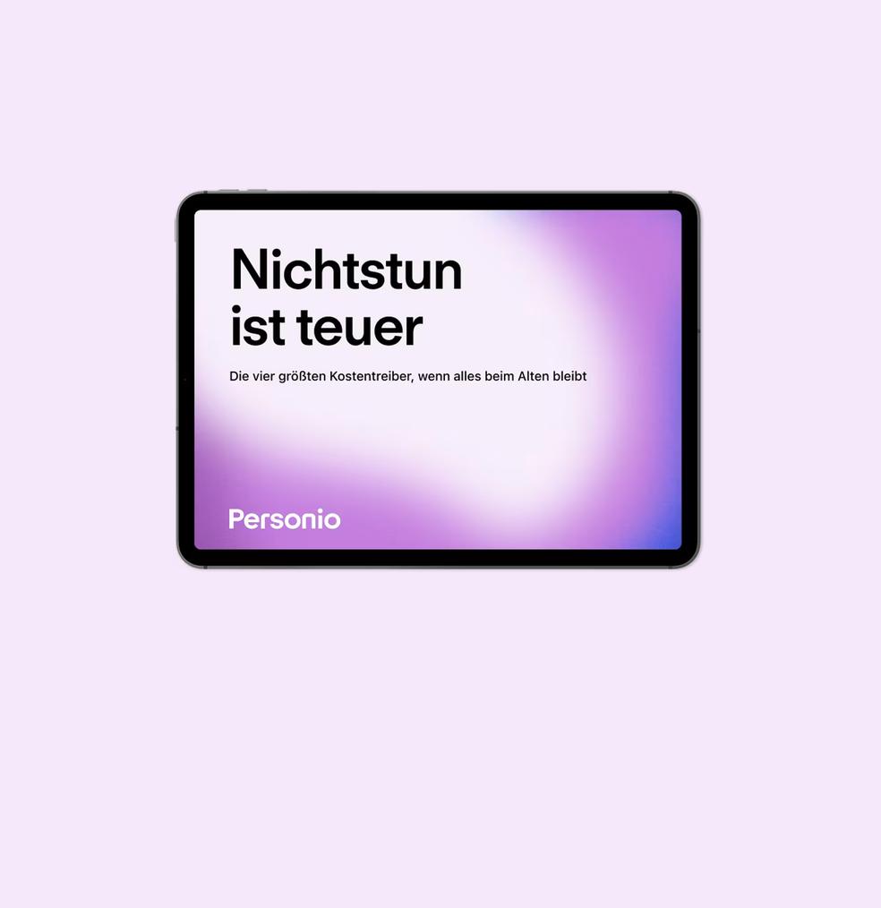 Bild von Kosten der Nicht-Digitalisierung in HR