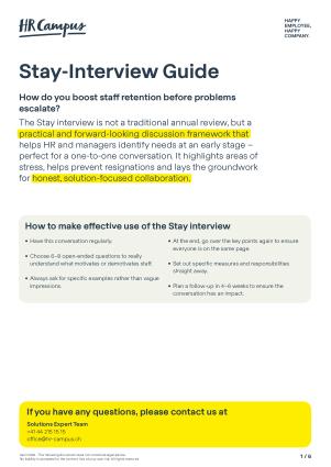 Employee Retention in a Nutshell