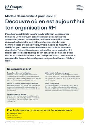 Ton service RH est-il prêt pour l’IA ?